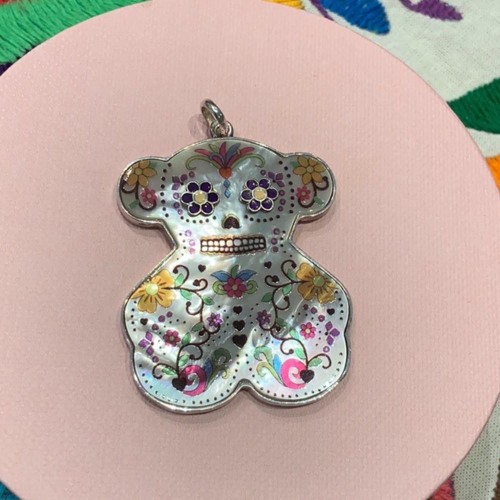 Tous Sugar Mother of Pearl and Silver Pendant